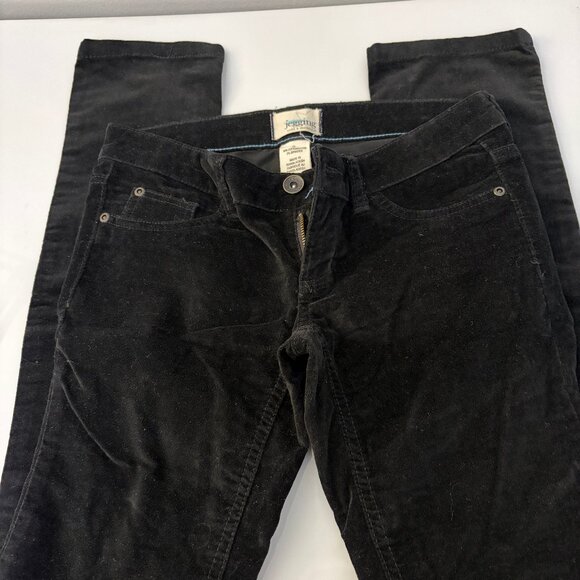 Garage Jeggings black corduroy pants size 0 - Picture 1 of 6